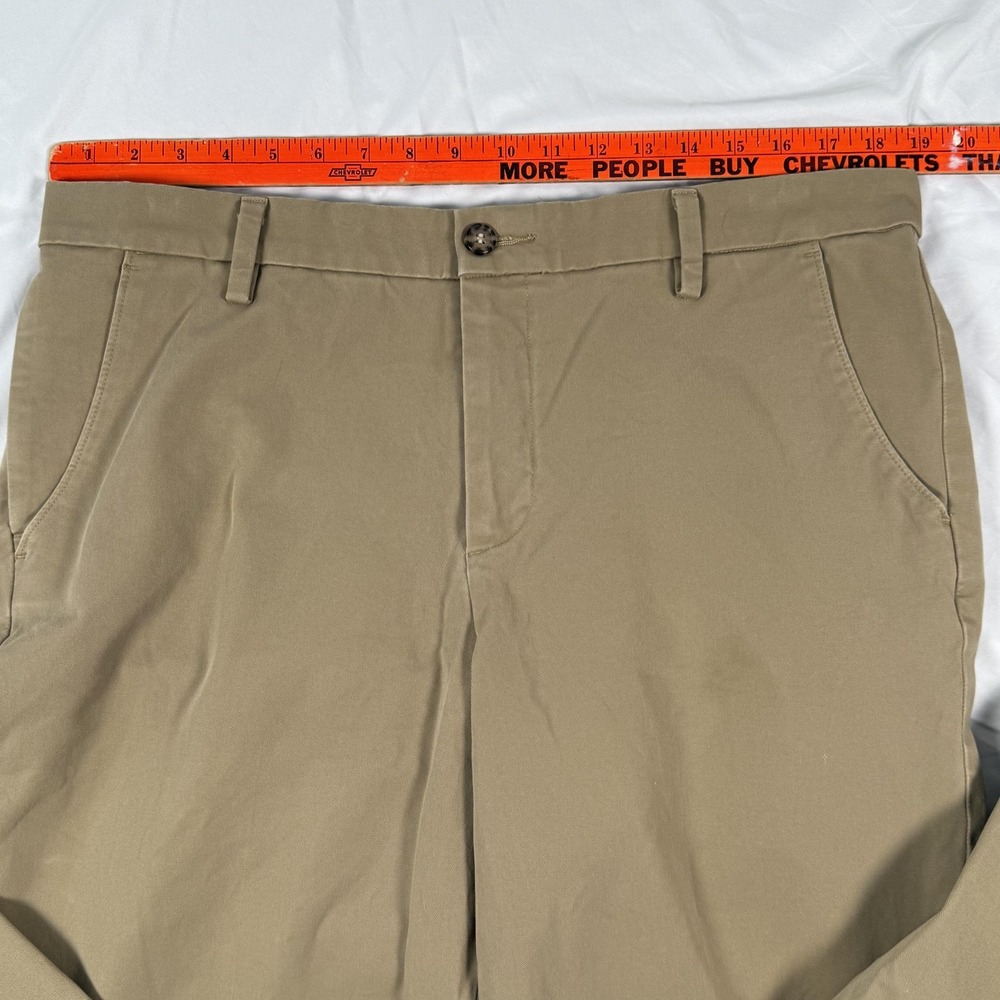 Dockers Pants 38x33 Khaki Workday Straight Smart 360 Flex Stretch Career Preppy - Picture 11 of 15